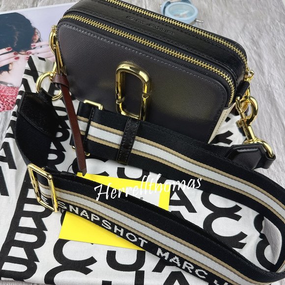 Marc Jacobs The Mixed Media Snapshot Crossbody Bag - Picture 5 of 12